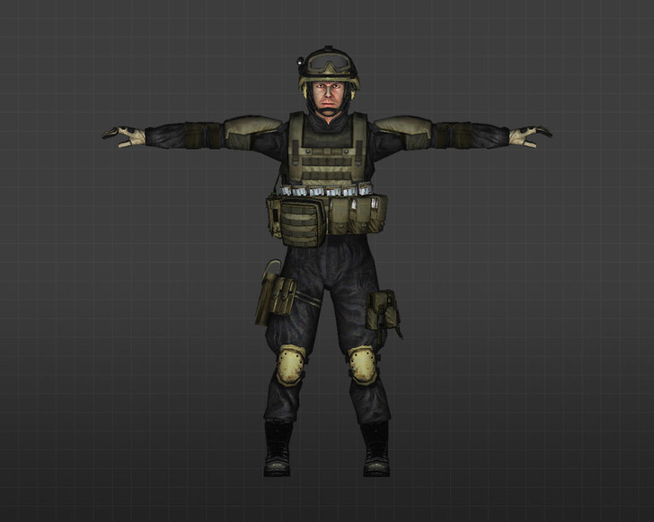 Скриншот модели Бравый солдат