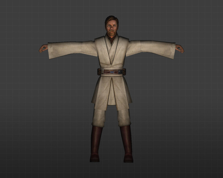 Скриншот модели Оби-Ван Кеноби