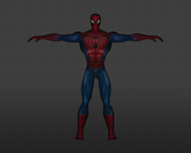 Скриншот модели Человек Паук