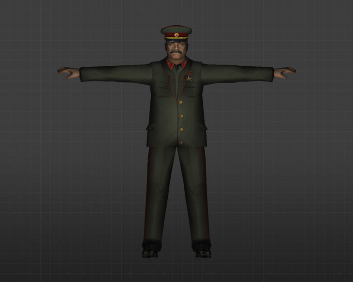 Скриншот модели Иосиф Сталин