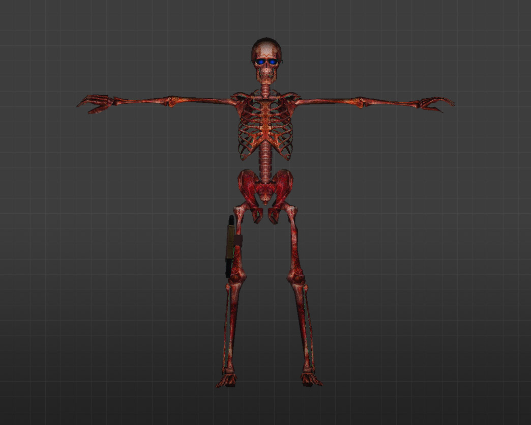 Скриншот модели Скелет